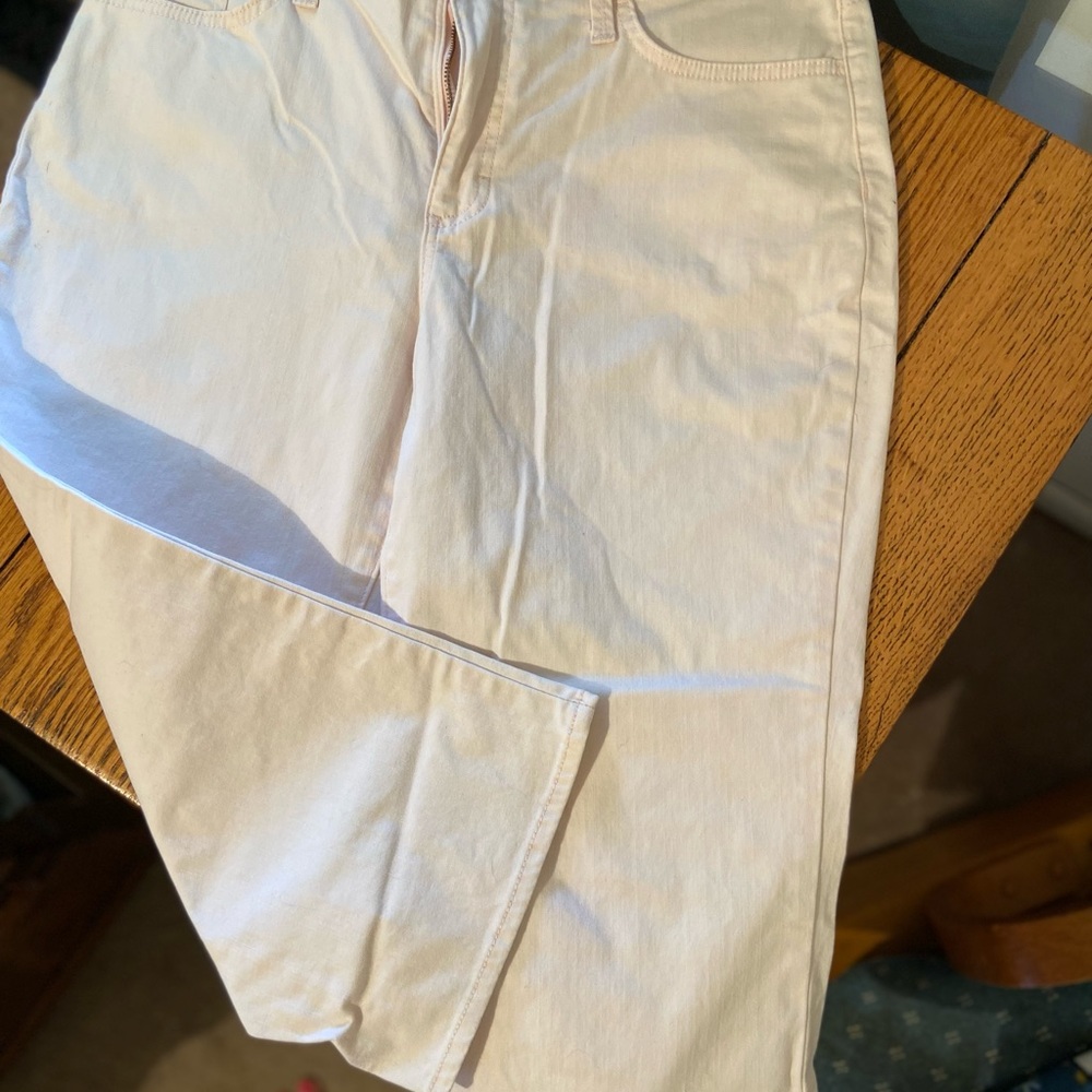 Lee Riders, EUC,size 14, Light pink capri denim jeans, - Picture 2 of 4